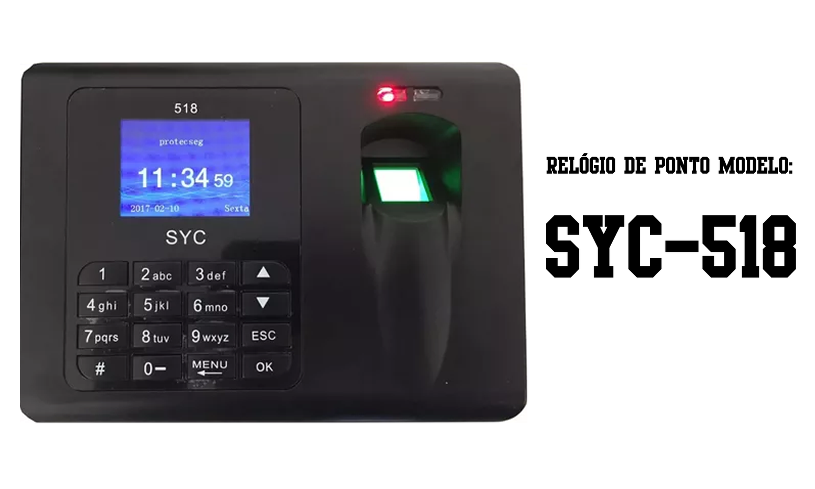Como importar os dados do Relógio de Ponto da SYC-518  -  VE Software 